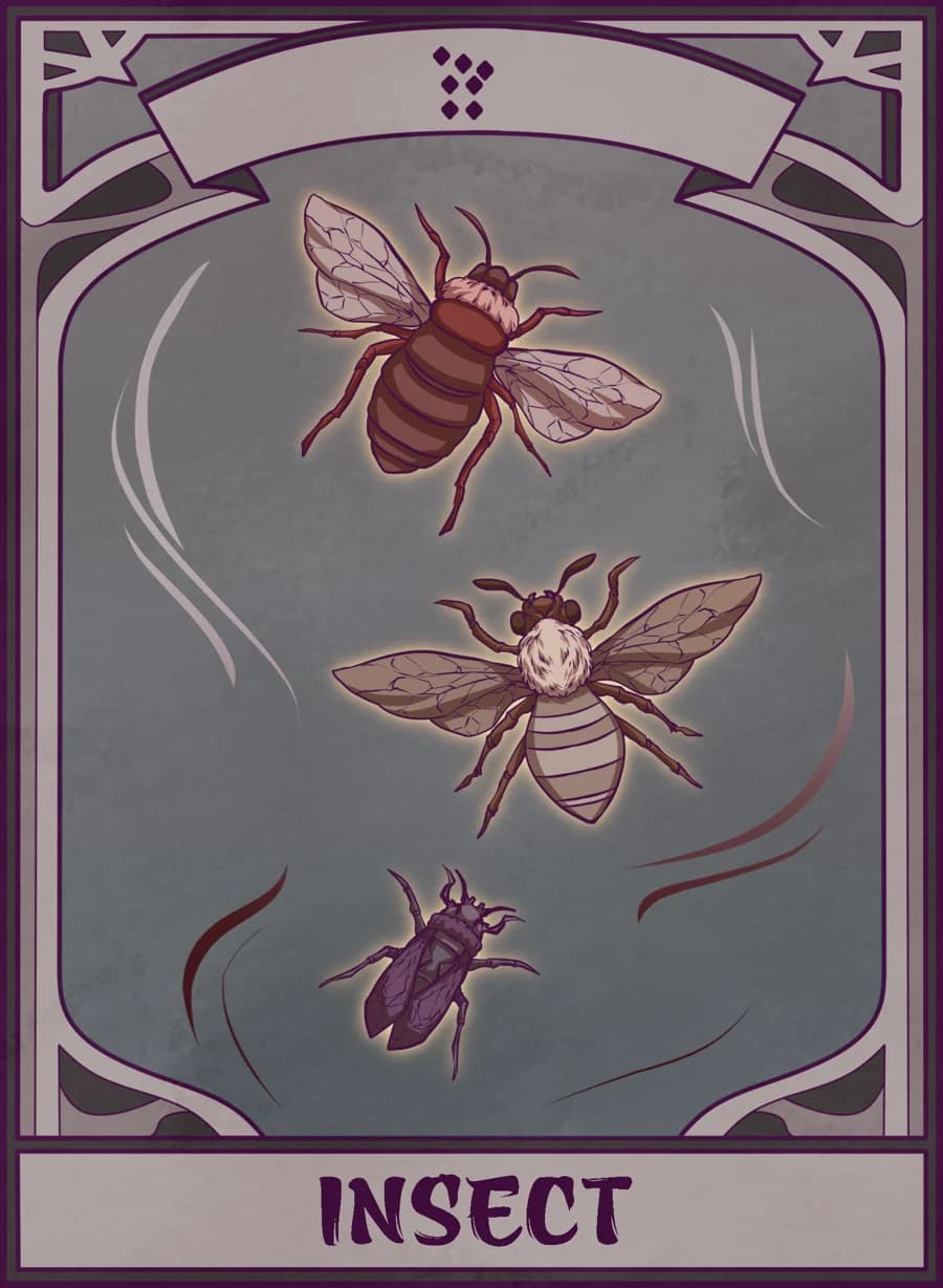 Insect, Mahjong Mirror card