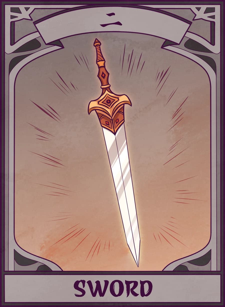 Sword, Mahjong Mirror card
