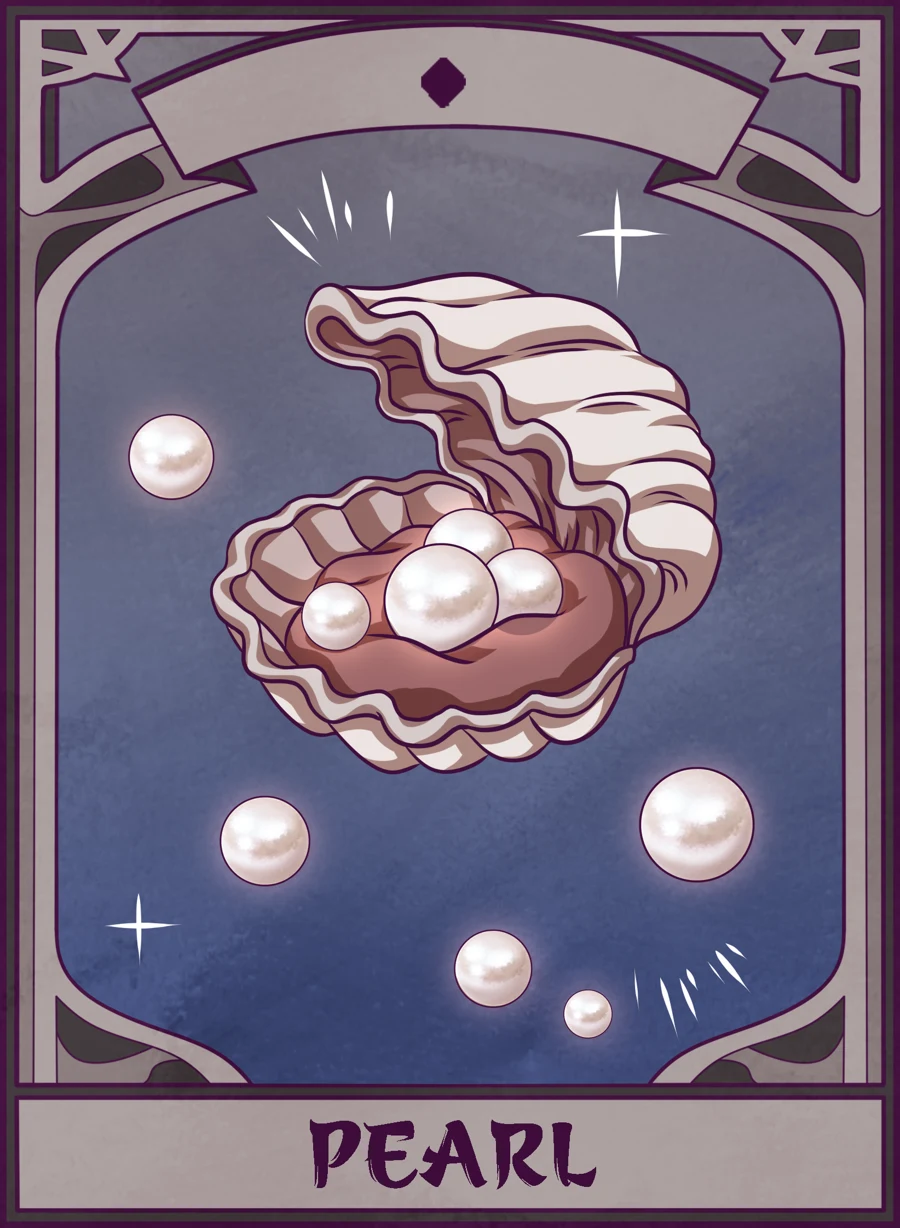 Pearl — Mahjong Mirror card
