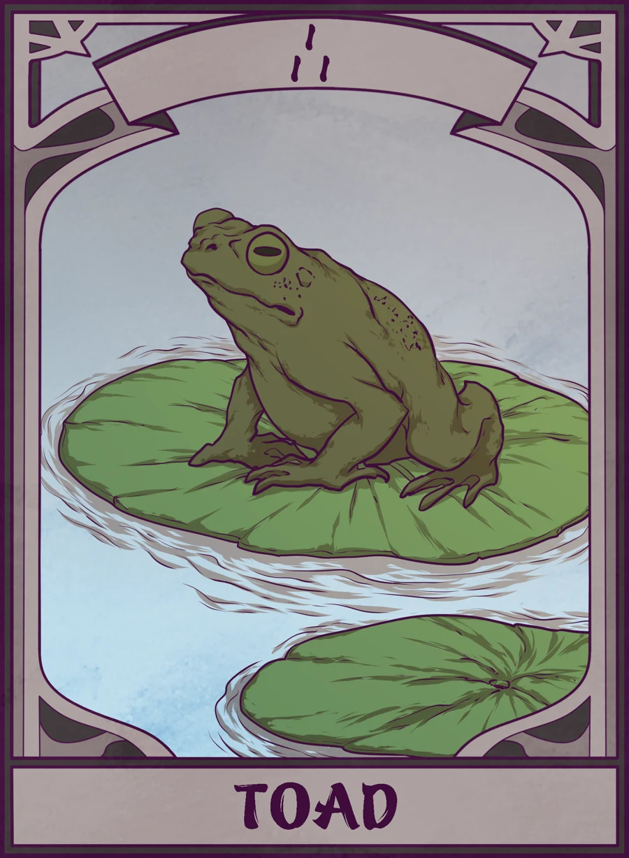 Toad — Mahjong Mirror card