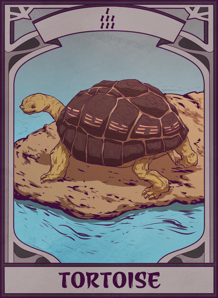 Tortoise — Mahjong Mirror card
